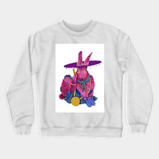 Pink rabbit girl Crewneck Sweatshirt